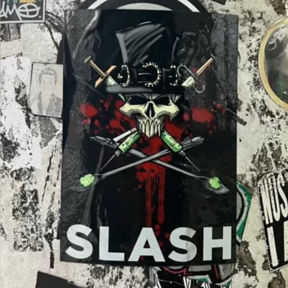 CONART x SLASH guns n roses sticker.  Limited EDITION RUN for the PARIS FRANCE